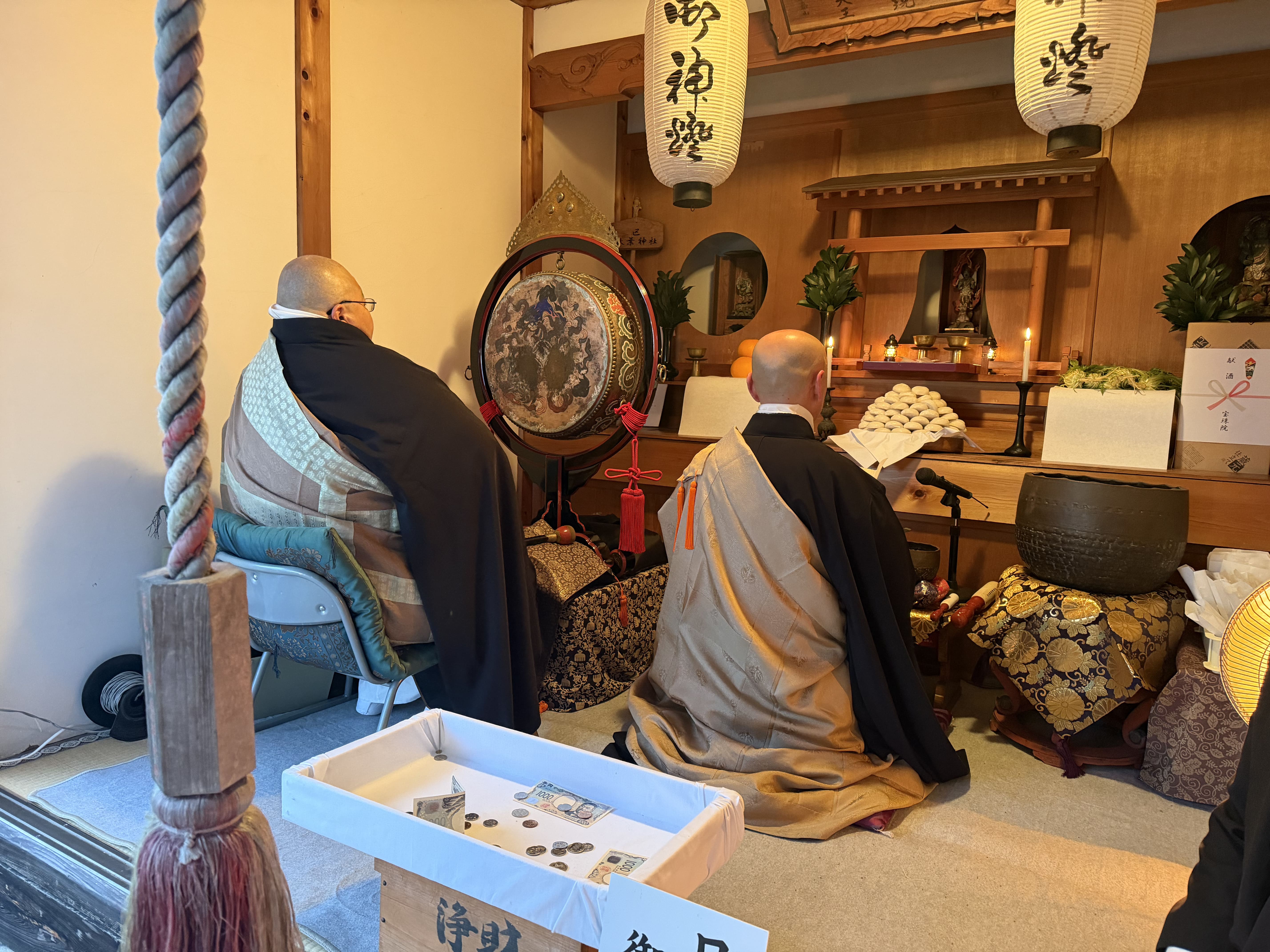 秋葉大祭 – 御祈祷の様子